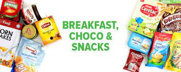 Breakfast, Choco & Snacks